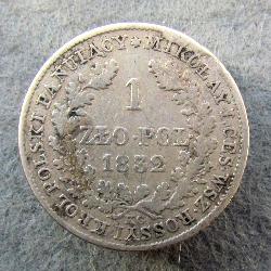 Polen 1 Zloty 1832