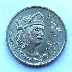 Мексика 50 сентаво 1950