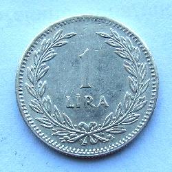 Turkey 1 lira 1948