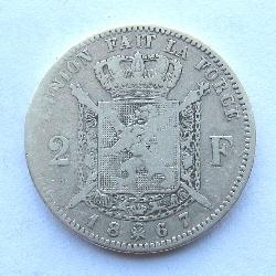 Belgien 2 Fr 1867