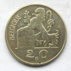 Belgien 20 Fr 1953