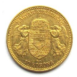 Austria Hungary 10 korun 1902 KB