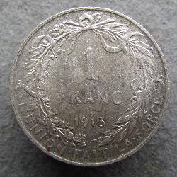 Belgien 1 Franken 1913