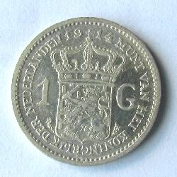 Niederlande 1 Gulden 1914