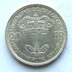 Belgien 20 Franken 1935