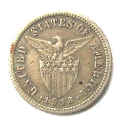 Filipíny 10 Centavo 1918