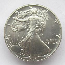 Vereinigte Staaten 1 $ - 1 Unze. 1991