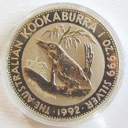 Austrálie 1 dolar 1992