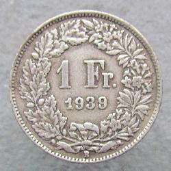 Schweiz 1 Fr 1939 B