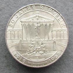 Rakousko 50 šilinků 1968