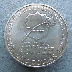 США 1 доллар 1997