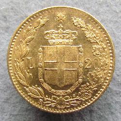 Itálie 20 lir 1881