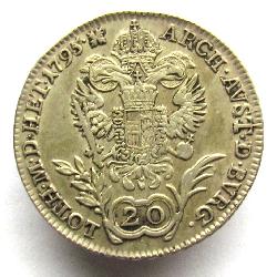 Rakousko-Uhersko 20 kreuzer 1795 B