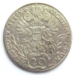 Rakousko-Uhersko 20 kreuzer 1778
