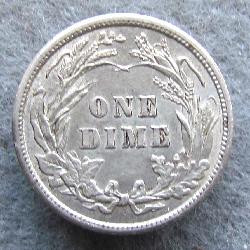 США 10 центов 1908