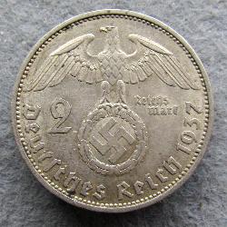 Германия 2 RM 1937 A