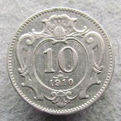 Австро-Венгрия 10 геллеров 1910