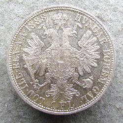 Австро-Венгрия 1 флорин 1888