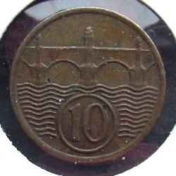 Чехословакия 10 геллеров 1935