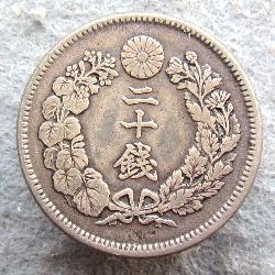 Japonsko 20 sen 1907
