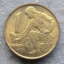 Чехословакия 1 крона 1990