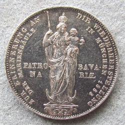 Bavorsko 2 Gulden 1855