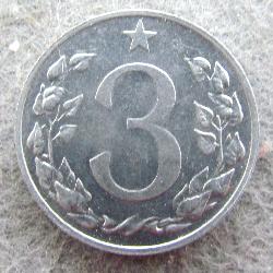 Československo 3 haléřů 1954