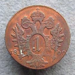 Rakousko-Uhersko 1 kreuzer 1800 A