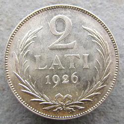 Latvia 2 Lats 1926