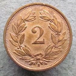 Швейцария 2 раппена 1933