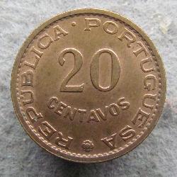 Ангола 20 сентаво 1962
