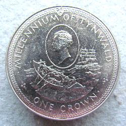Isle of Man 1 Krone 1979
