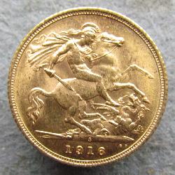 Great Britain 1/2 Sovereign 1916
