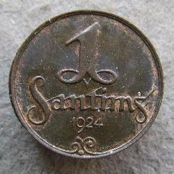 Lotyšsko 1 santim 1924