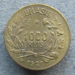 Brasilien 1000 Reais 1927