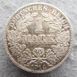 Deutschland 1 Mark 1914 A