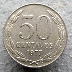 Чили 50 сентесимо 1977