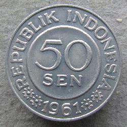 Indonesia 50 sen 1961