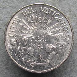 Vatican 100 lire 1999