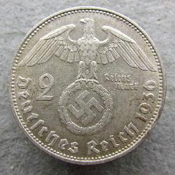 Deutschland 2 RM 1936 D