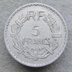 Francie 5 frank 1949