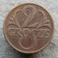 Польша 2 гроша 1938