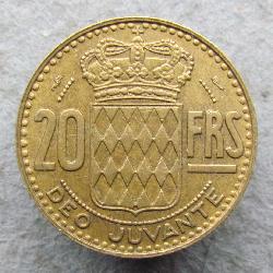 Monako 20 franků 1950