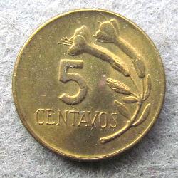 Перу 5 сентаво 1969