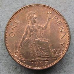 Velká Británie 1 penny 1967