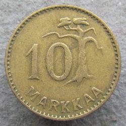 Финляндия 10 марок 1953