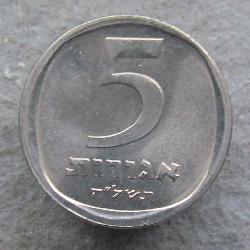 Израиль 5 агорот 1975