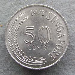 Singapur 50 centů 1978