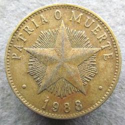 Cuba 1 peso 1988