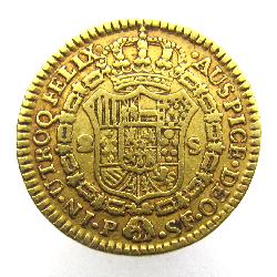 Spain 2 escudo 1783 P SF